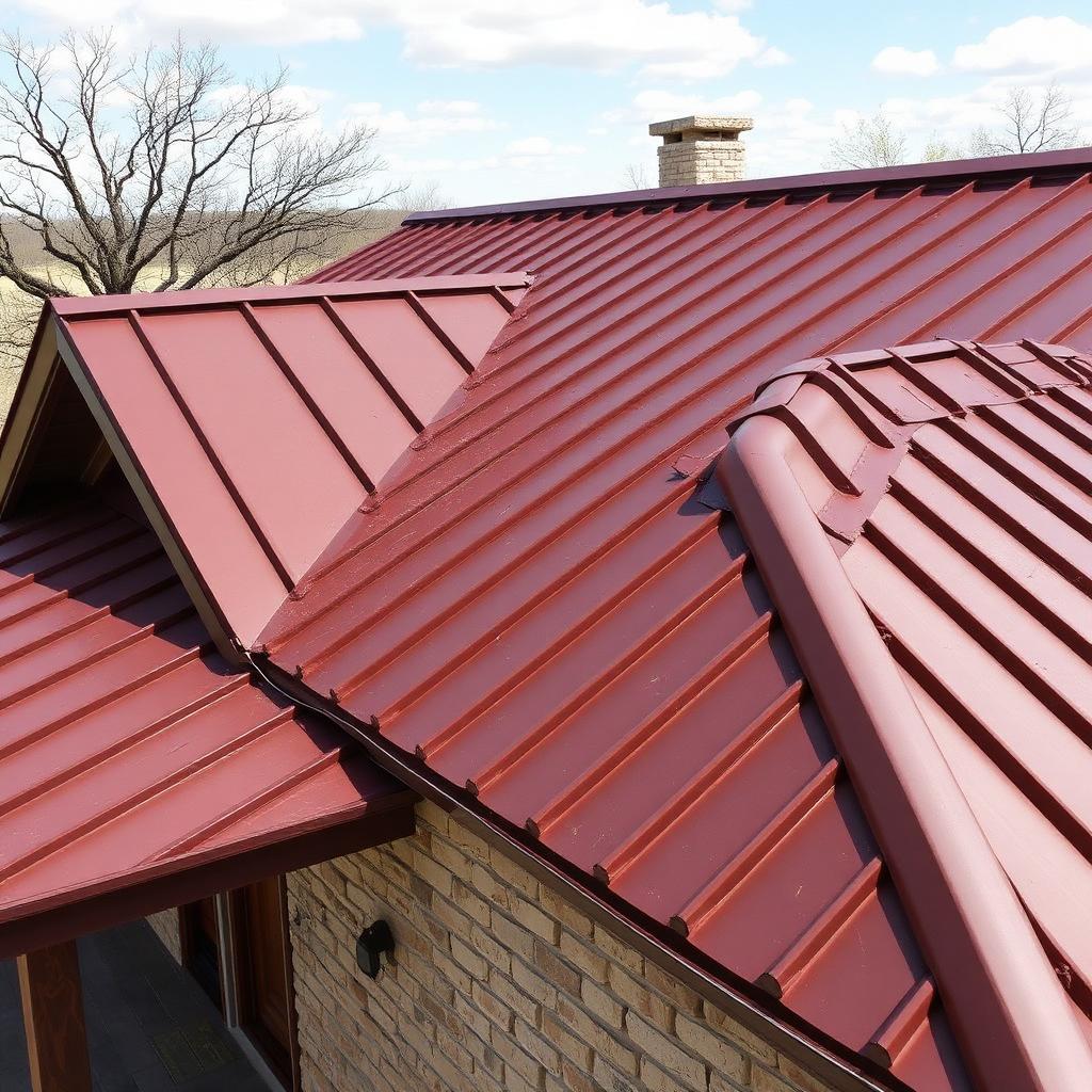 Red Standing Seam — Ranch Home